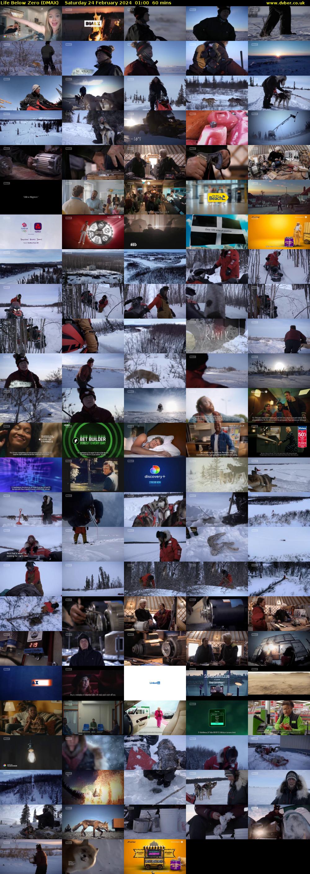 Life Below Zero (DMAX) Saturday 24 February 2024 01:00 - 02:00