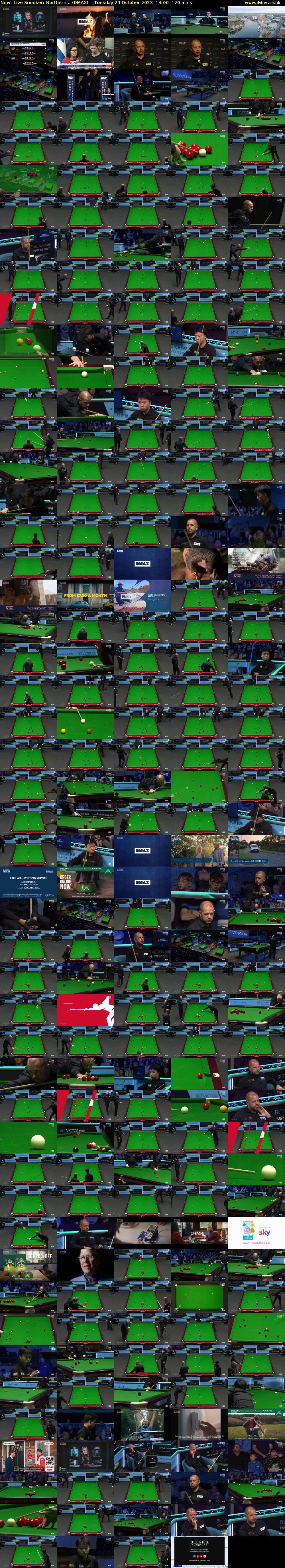 Live Snooker: Northern... (DMAX) Tuesday 24 October 2023 13:00 - 15:00