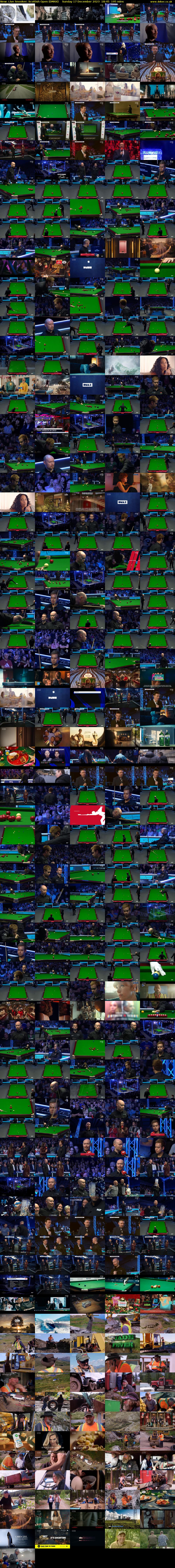 Live Snooker: Scottish Open (DMAX) Sunday 17 December 2023 18:45 - 22:00