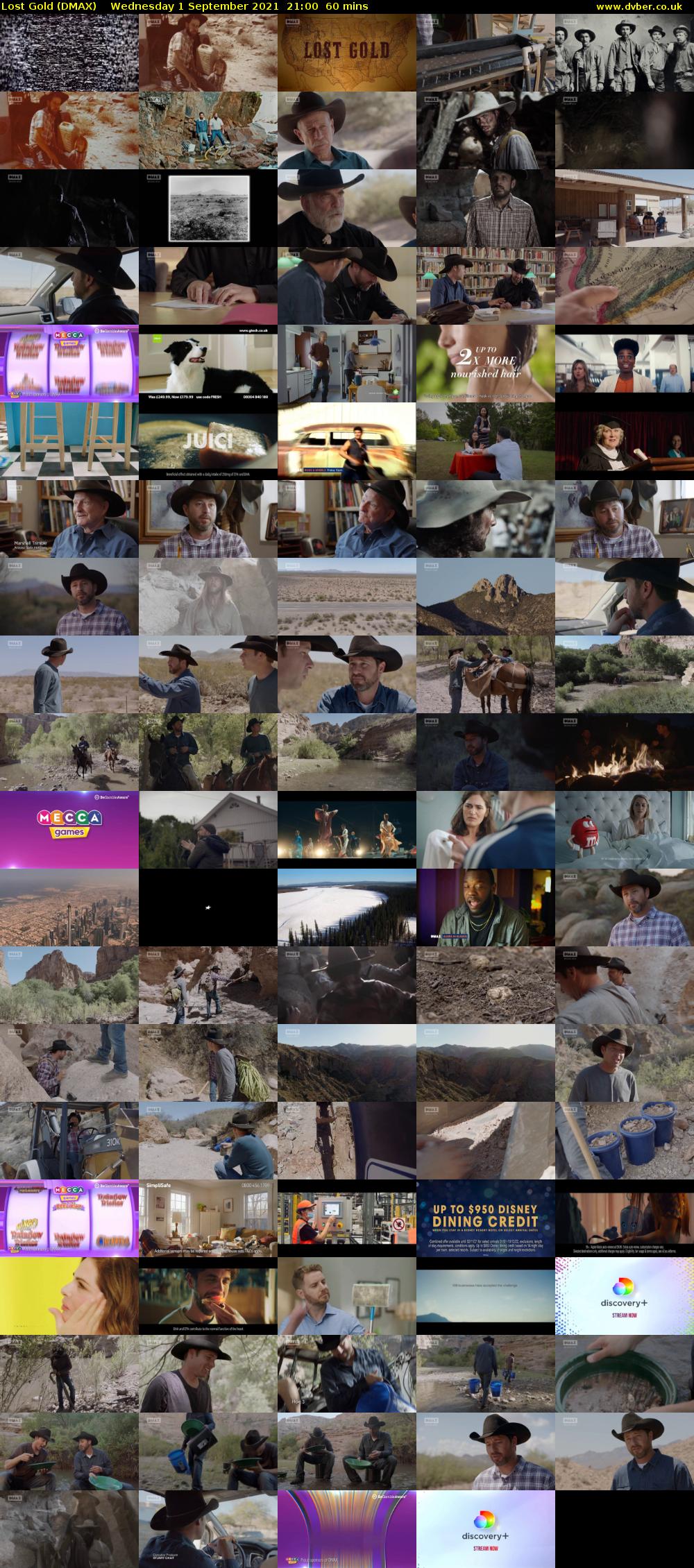 Lost Gold (DMAX) Wednesday 1 September 2021 21:00 - 22:00