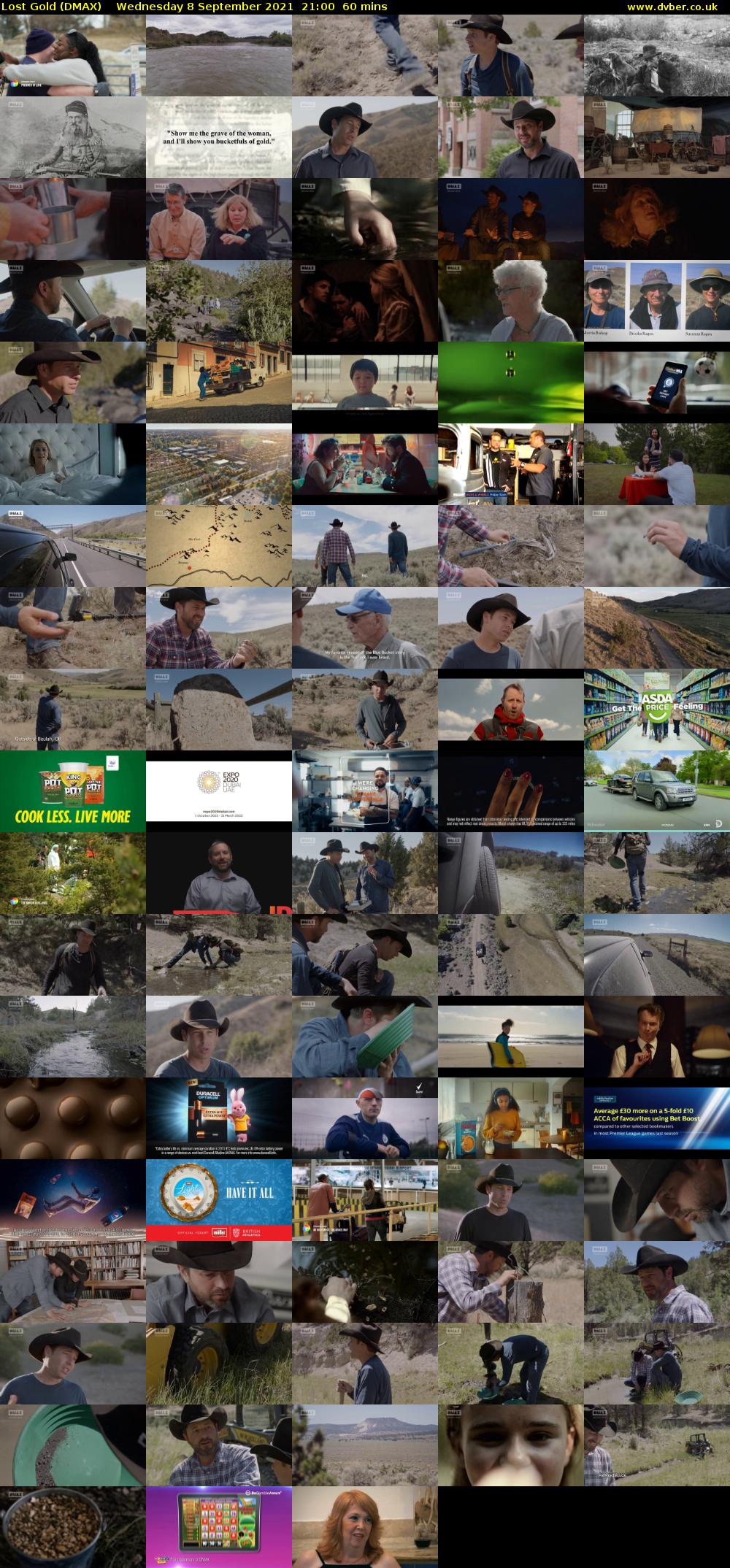Lost Gold (DMAX) Wednesday 8 September 2021 21:00 - 22:00