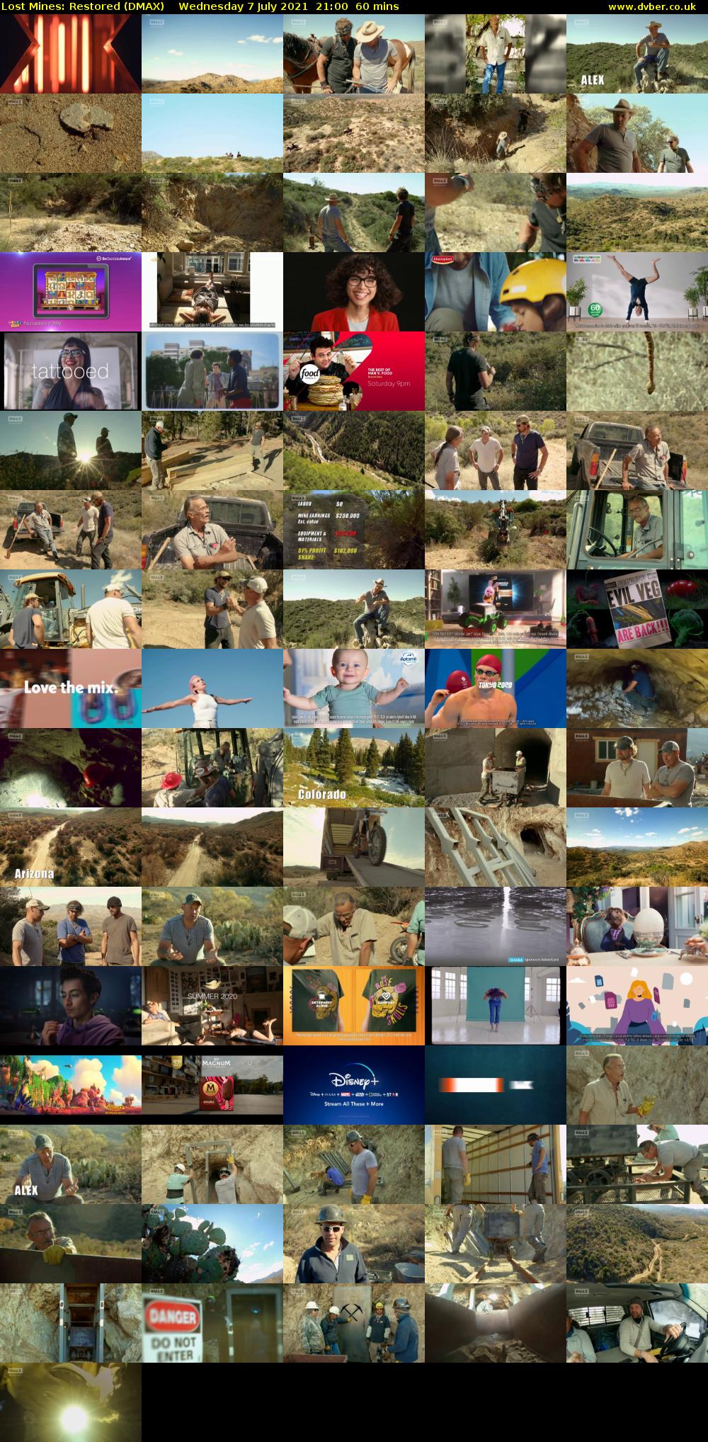Lost Mines: Restored (DMAX) Wednesday 7 July 2021 21:00 - 22:00
