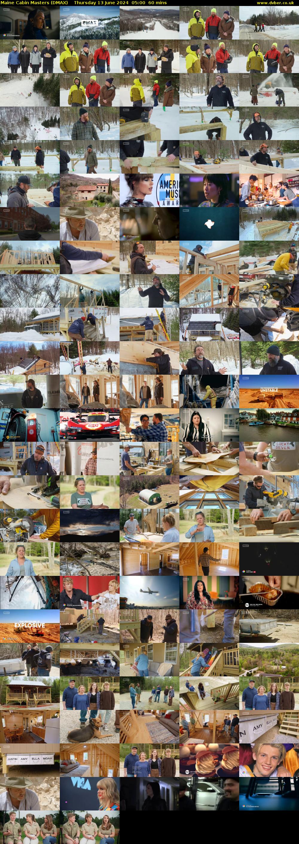 Maine Cabin Masters (DMAX) Thursday 13 June 2024 05:00 - 06:00