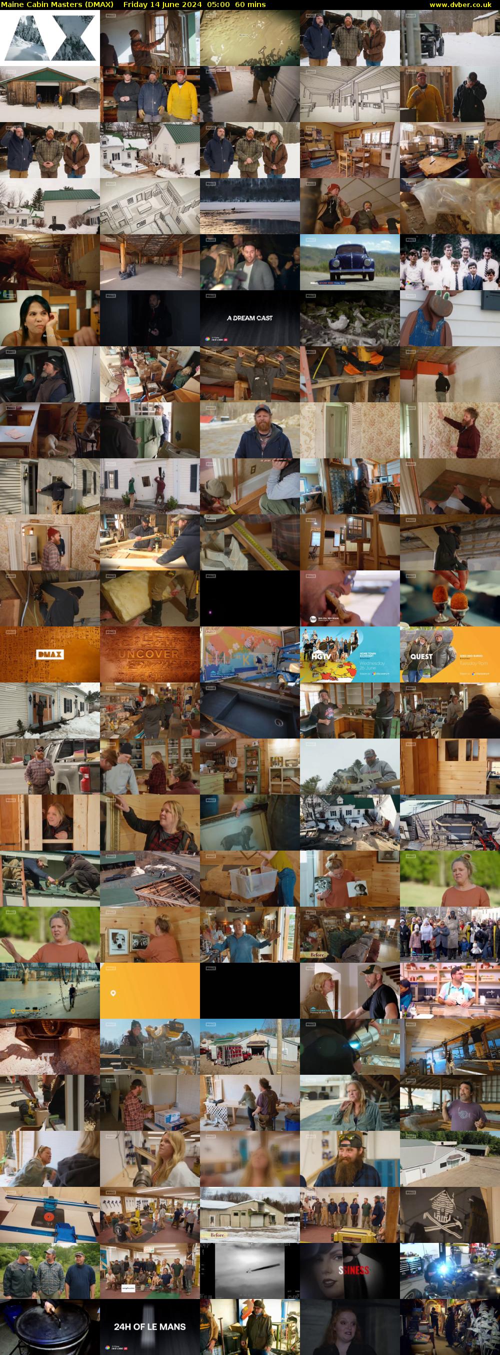 Maine Cabin Masters (DMAX) Friday 14 June 2024 05:00 - 06:00