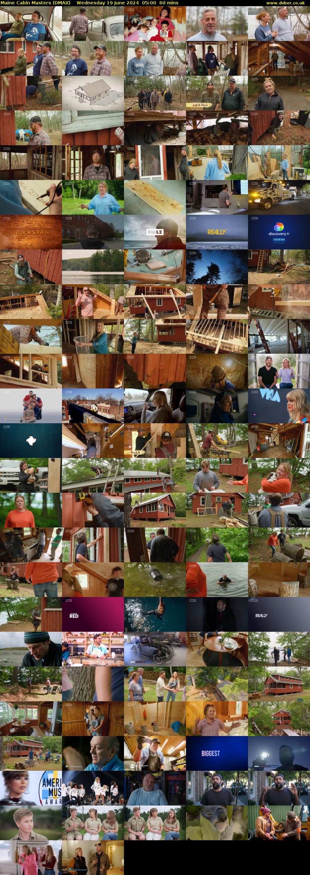 Maine Cabin Masters (DMAX) Wednesday 19 June 2024 05:00 - 06:00