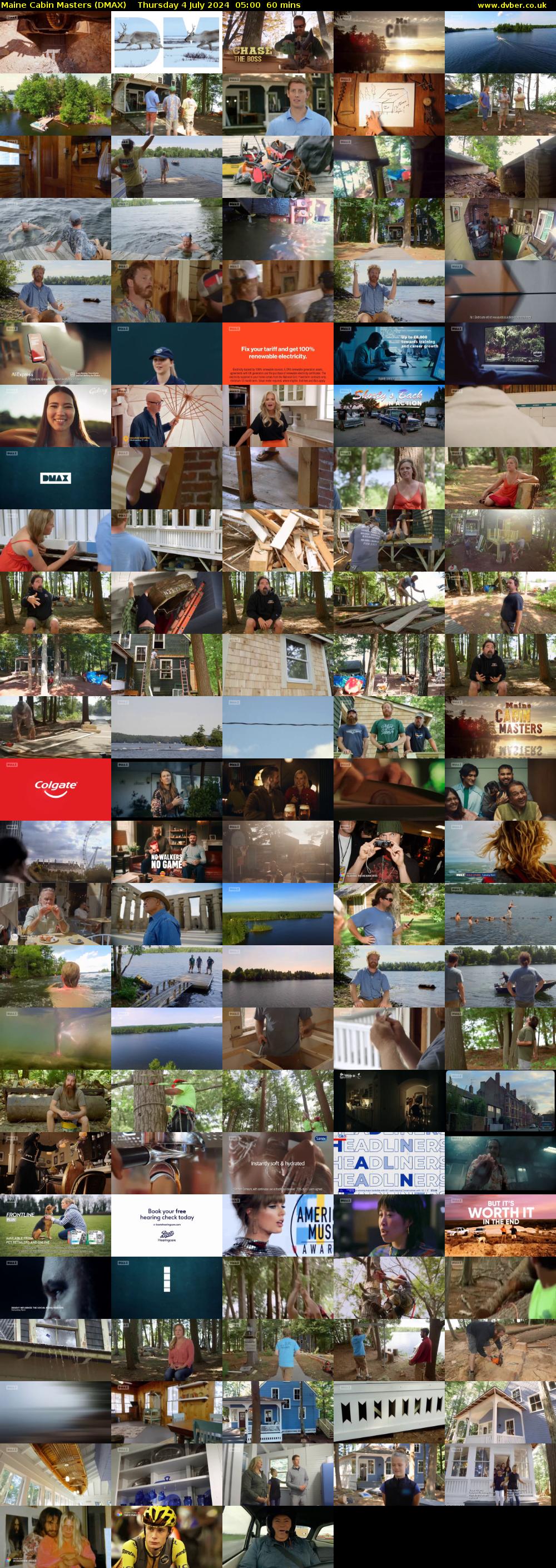 Maine Cabin Masters (DMAX) Thursday 4 July 2024 05:00 - 06:00