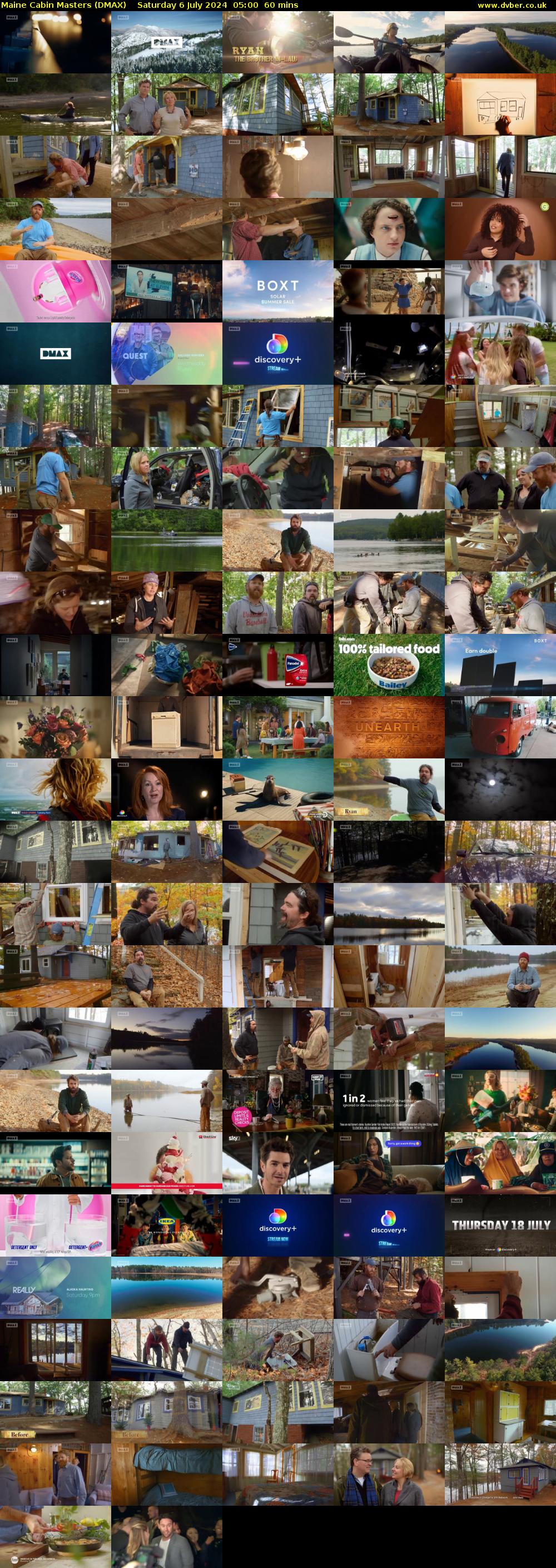 Maine Cabin Masters (DMAX) Saturday 6 July 2024 05:00 - 06:00