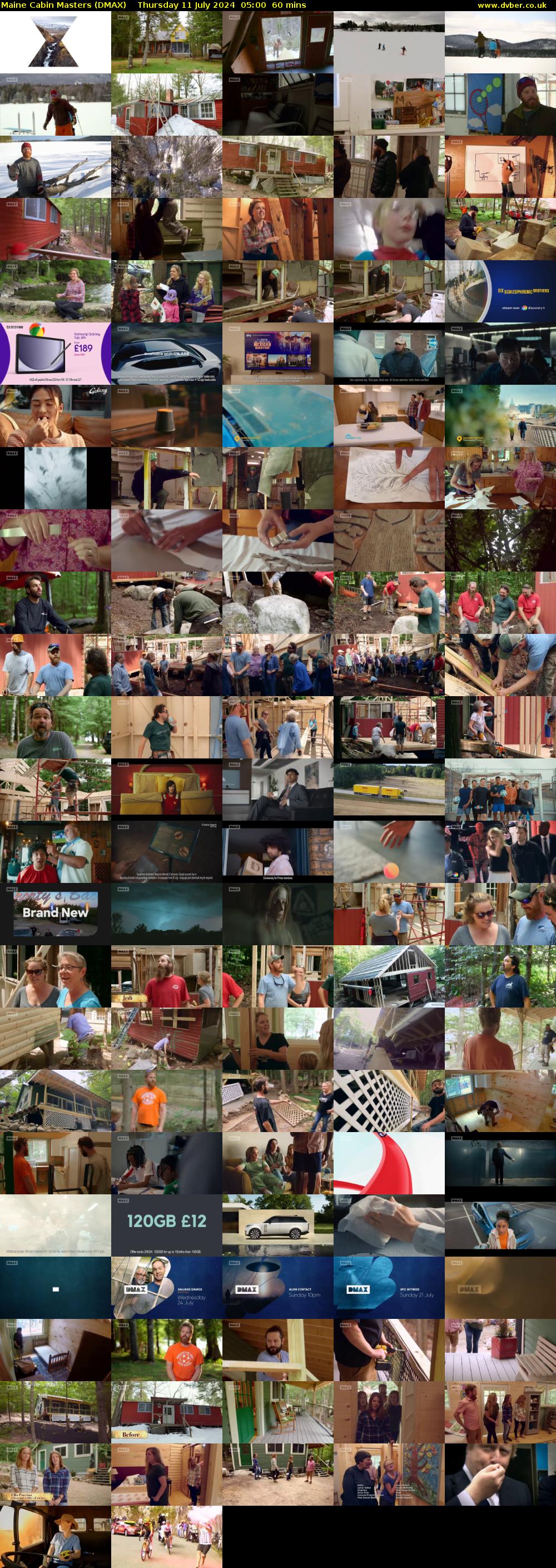 Maine Cabin Masters (DMAX) Thursday 11 July 2024 05:00 - 06:00