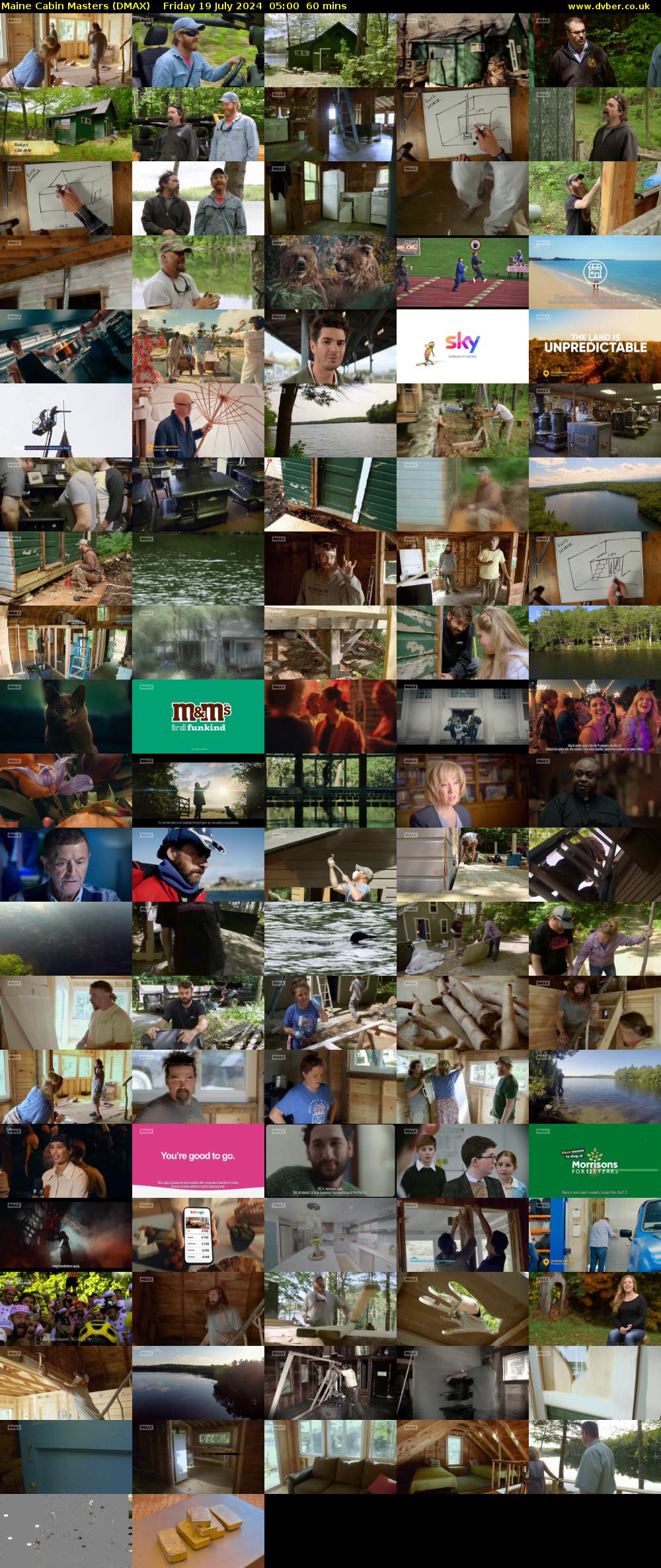 Maine Cabin Masters (DMAX) Friday 19 July 2024 05:00 - 06:00
