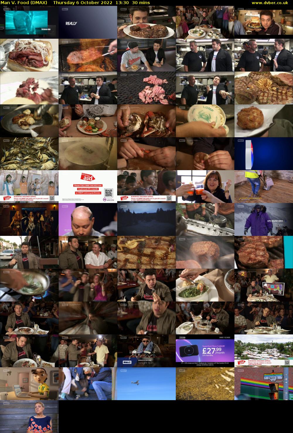 Man V. Food (DMAX) Thursday 6 October 2022 13:30 - 14:00
