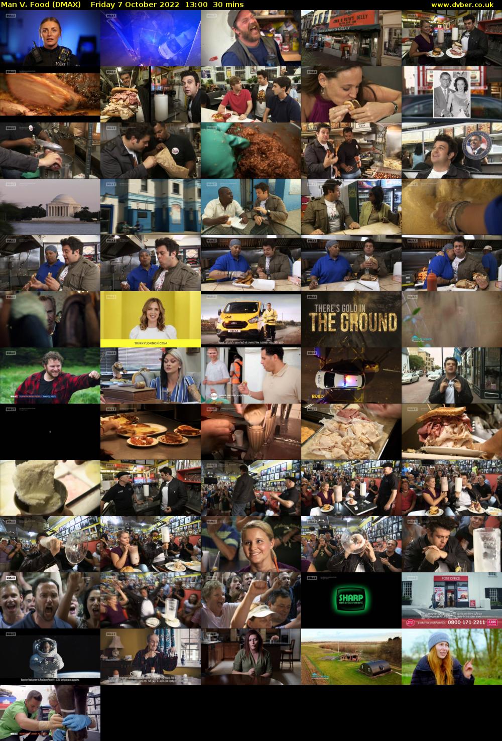 Man V. Food (DMAX) Friday 7 October 2022 13:00 - 13:30
