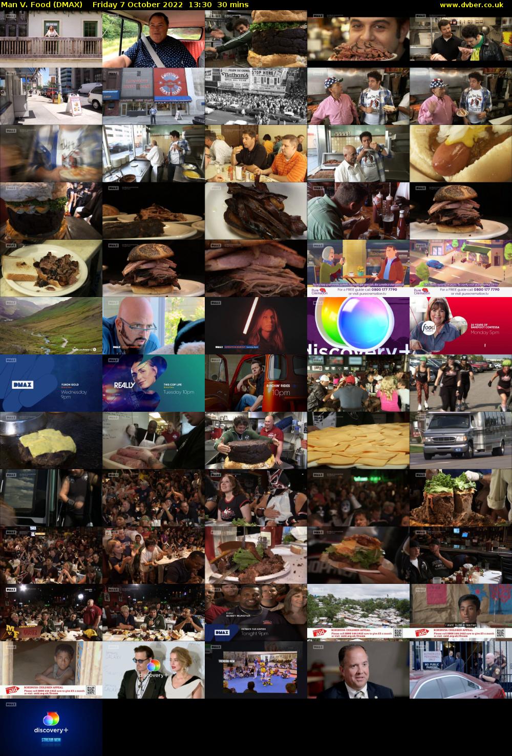 Man V. Food (DMAX) Friday 7 October 2022 13:30 - 14:00