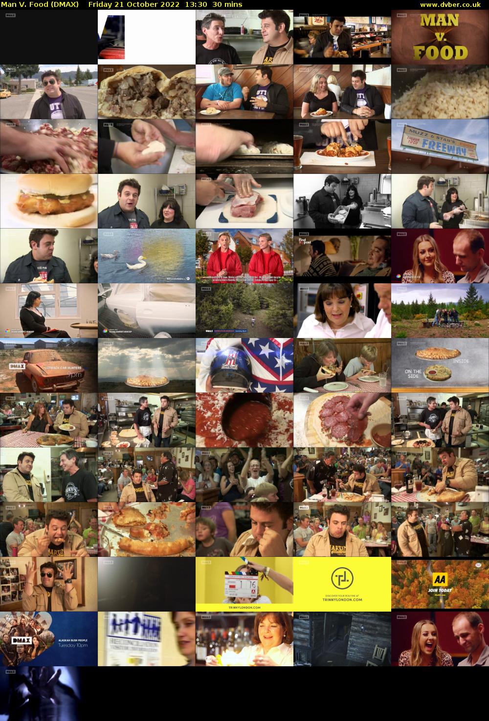 Man V. Food (DMAX) Friday 21 October 2022 13:30 - 14:00