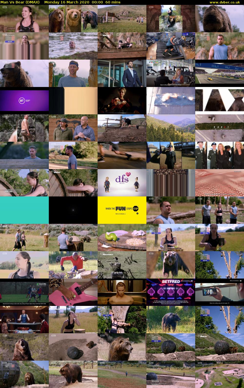 Man Vs Bear (DMAX) Monday 16 March 2020 00:00 - 01:00