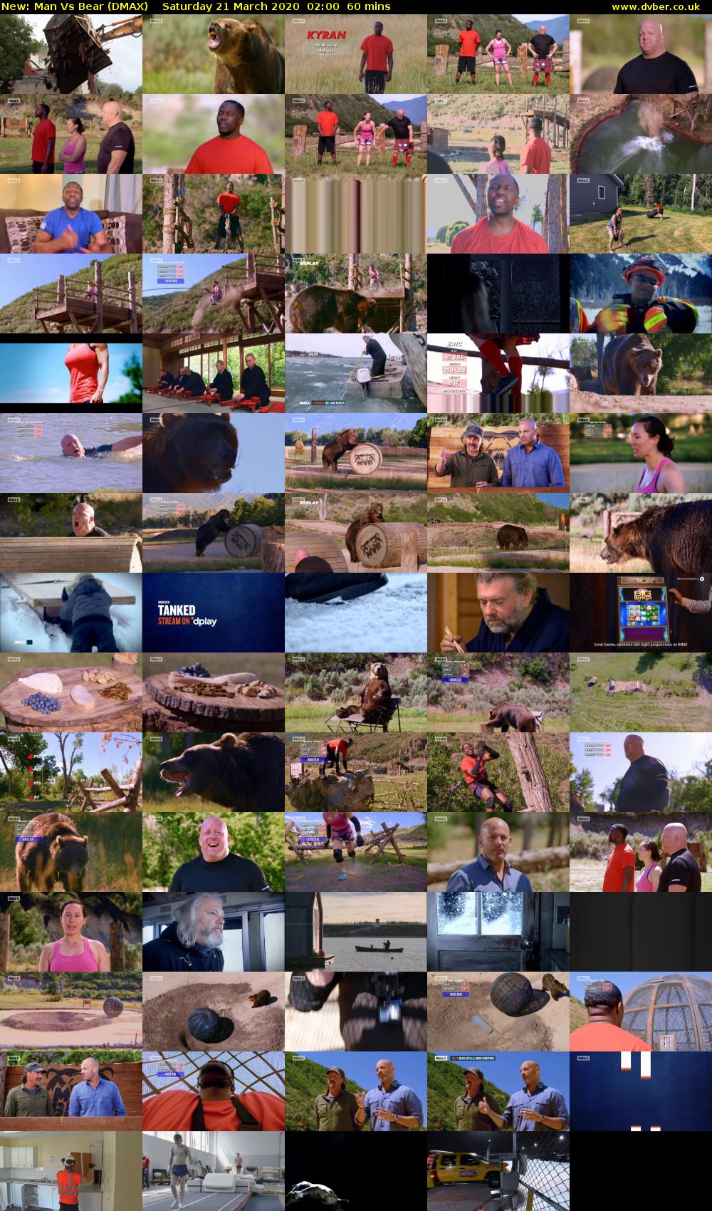 Man Vs Bear (DMAX) Saturday 21 March 2020 02:00 - 03:00