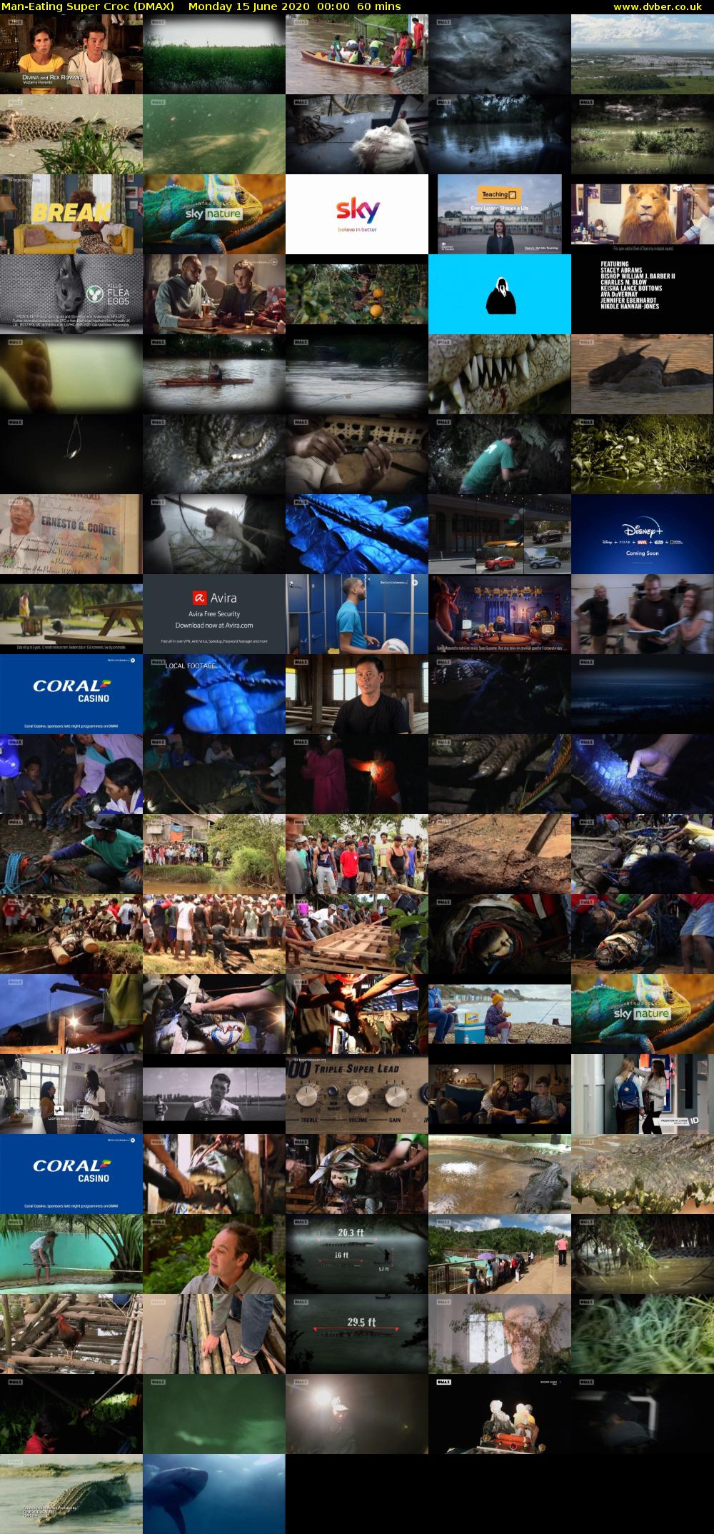 Man-Eating Super Croc (DMAX) Monday 15 June 2020 00:00 - 01:00