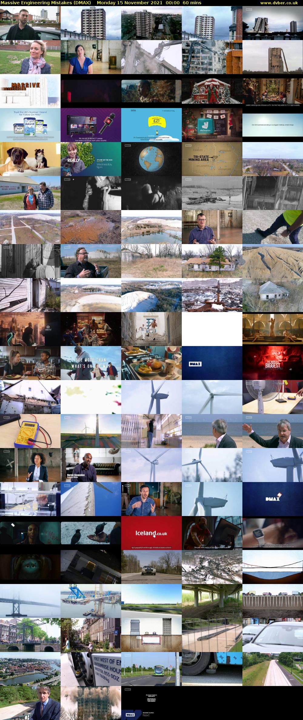 Massive Engineering Mistakes (DMAX) Monday 15 November 2021 00:00 - 01:00