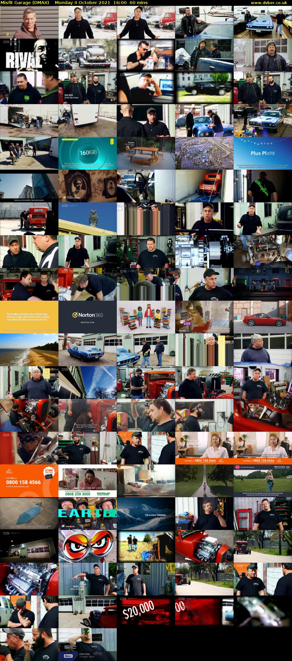 Misfit Garage (DMAX) Monday 4 October 2021 16:00 - 17:00