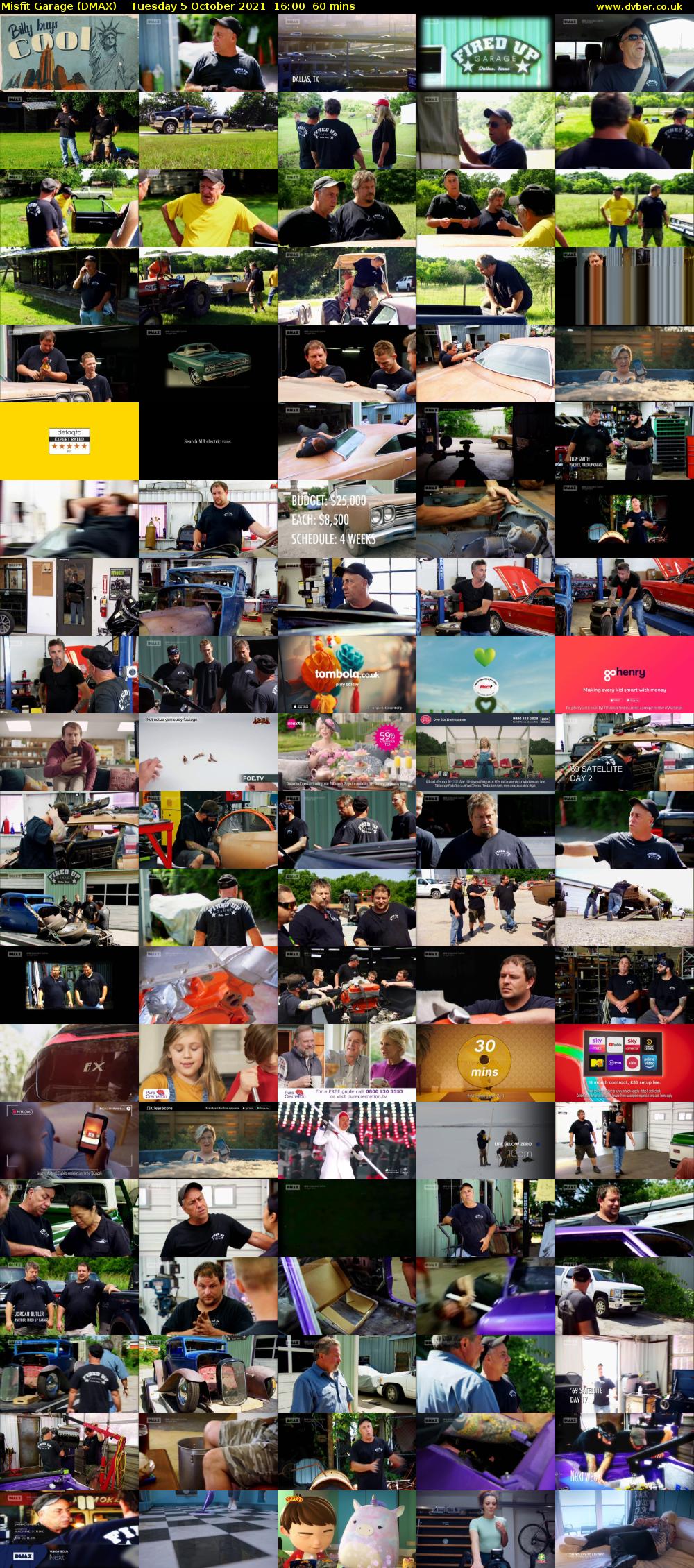 Misfit Garage (DMAX) Tuesday 5 October 2021 16:00 - 17:00