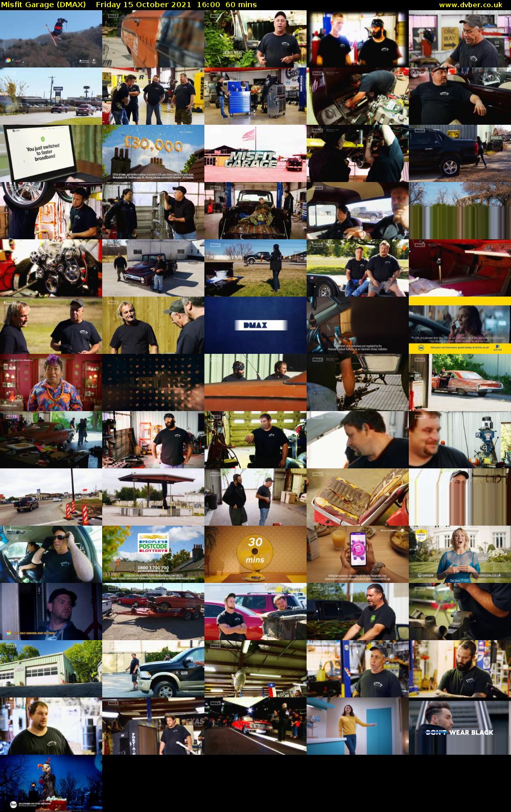 Misfit Garage (DMAX) Friday 15 October 2021 16:00 - 17:00