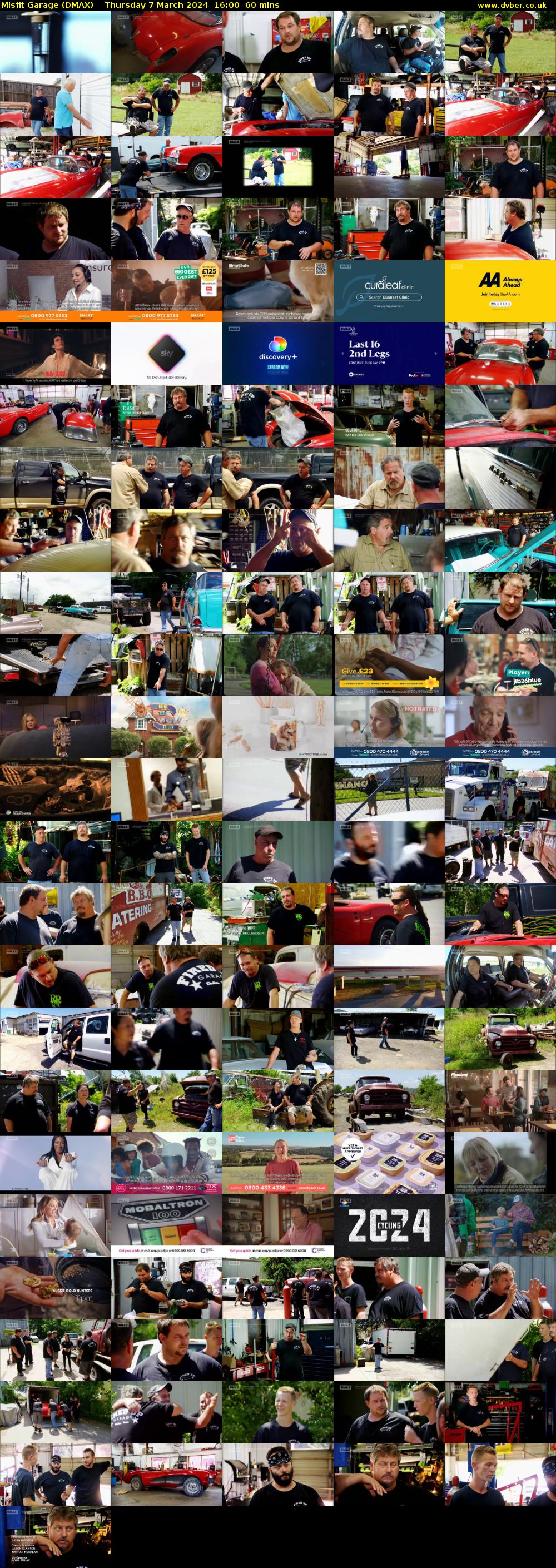 Misfit Garage (DMAX) Thursday 7 March 2024 16:00 - 17:00