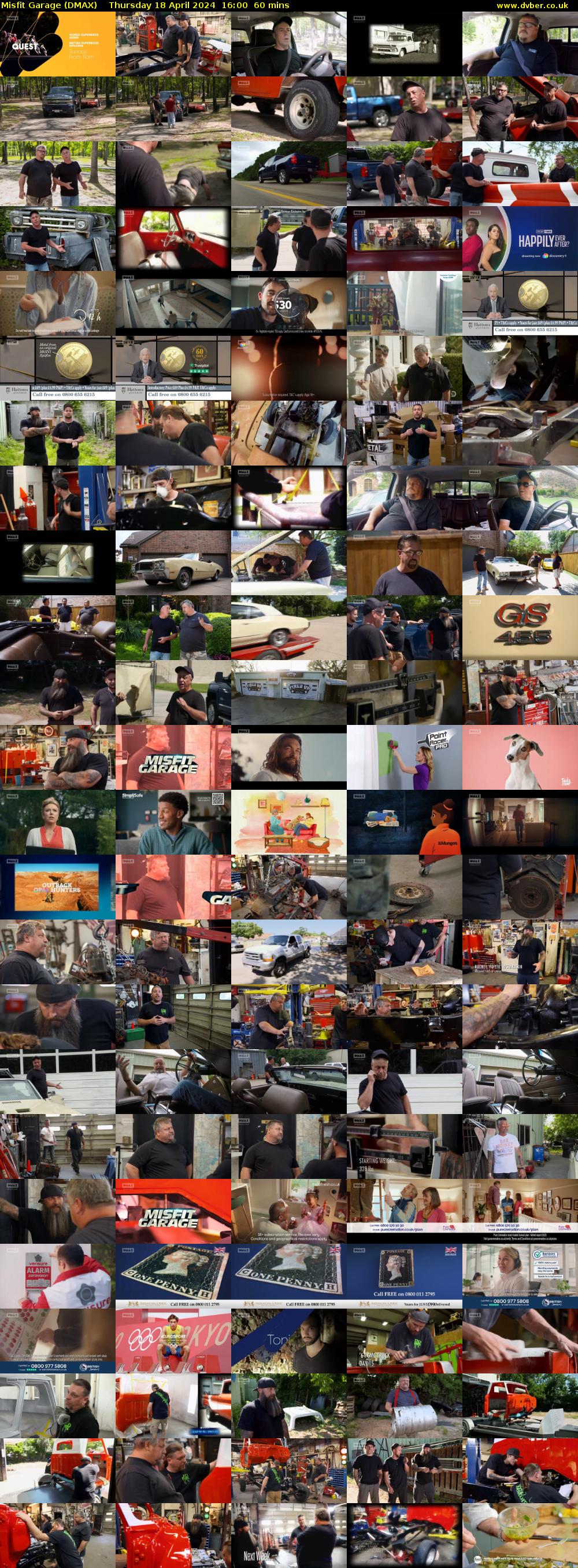 Misfit Garage (DMAX) Thursday 18 April 2024 16:00 - 17:00