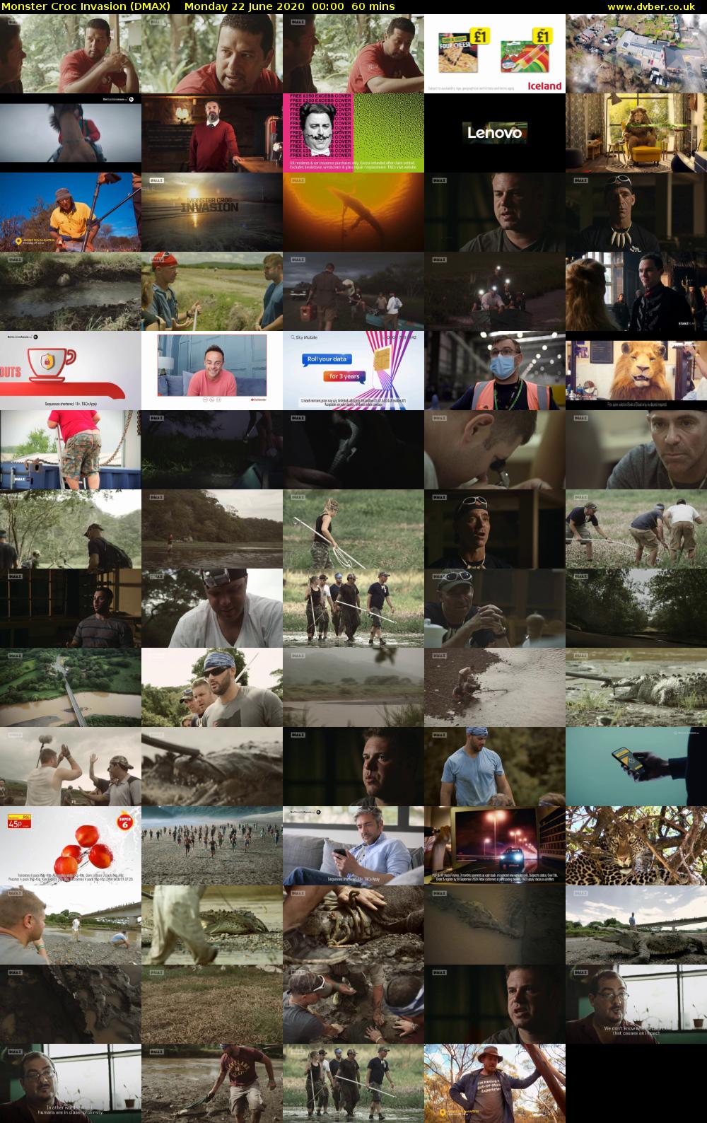 Monster Croc Invasion (DMAX) Monday 22 June 2020 00:00 - 01:00