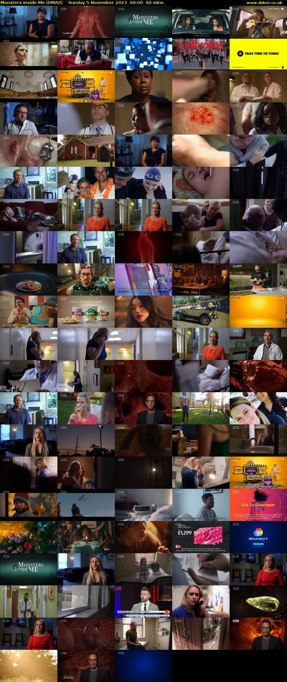 Monsters Inside Me (DMAX) Sunday 5 November 2023 00:00 - 01:00