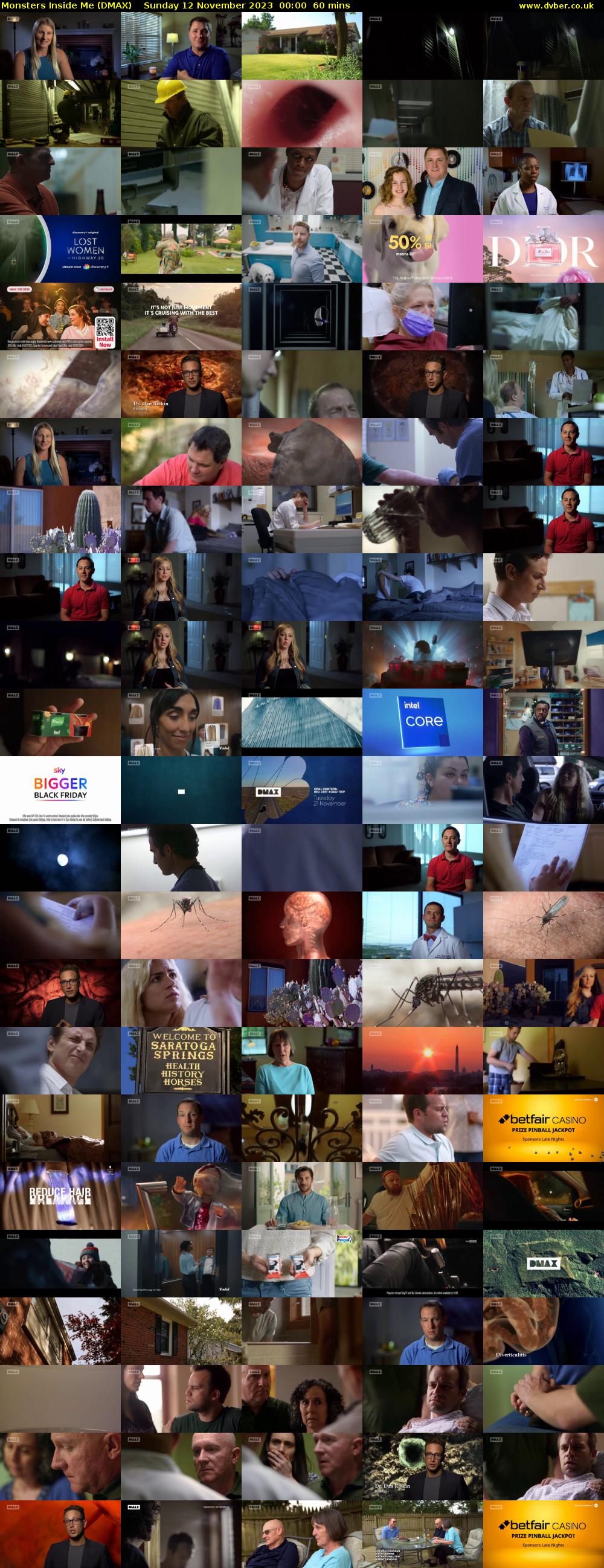 Monsters Inside Me (DMAX) Sunday 12 November 2023 00:00 - 01:00