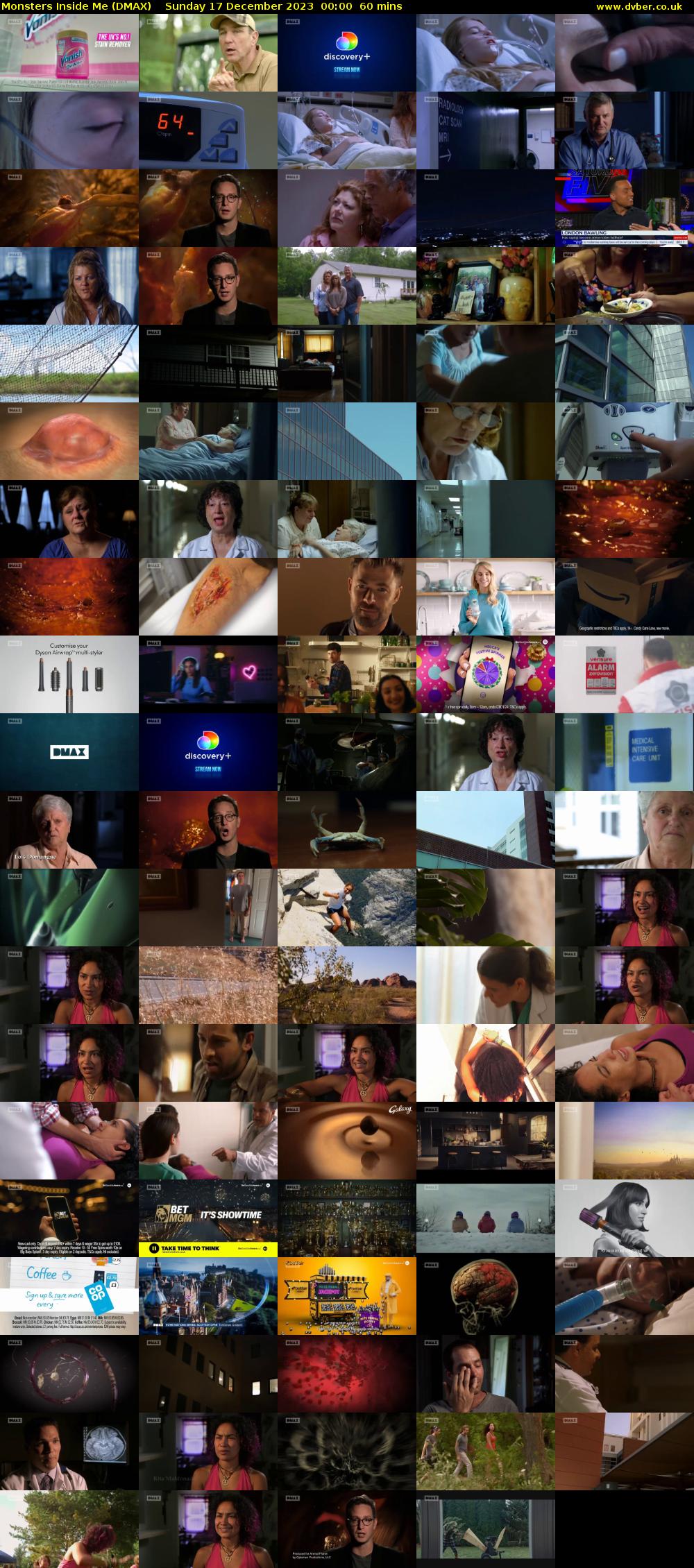 Monsters Inside Me (DMAX) Sunday 17 December 2023 00:00 - 01:00