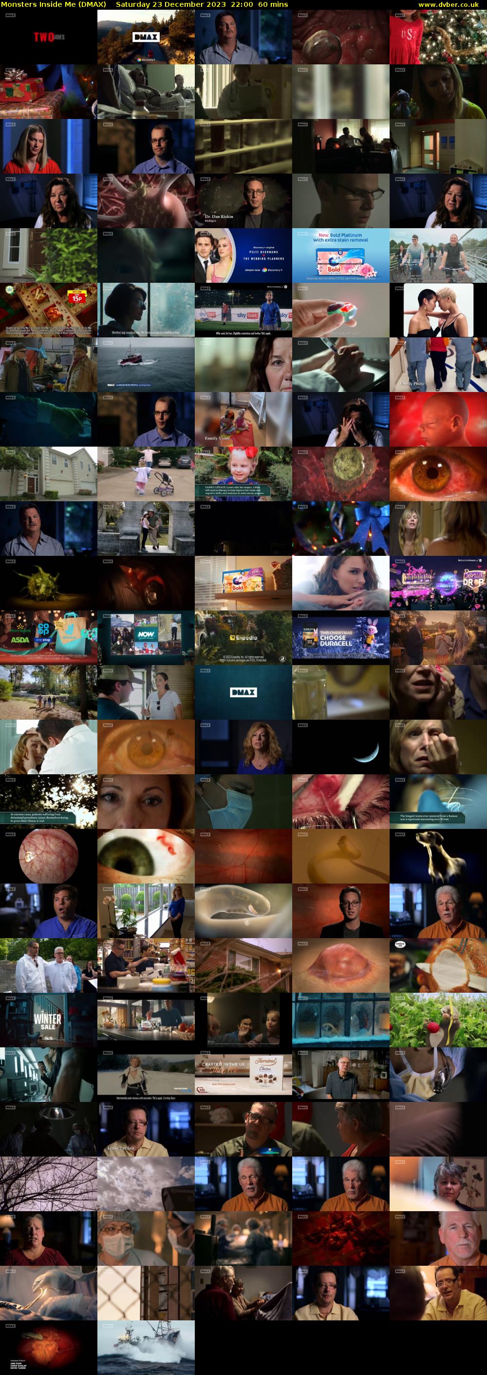 Monsters Inside Me (DMAX) Saturday 23 December 2023 22:00 - 23:00