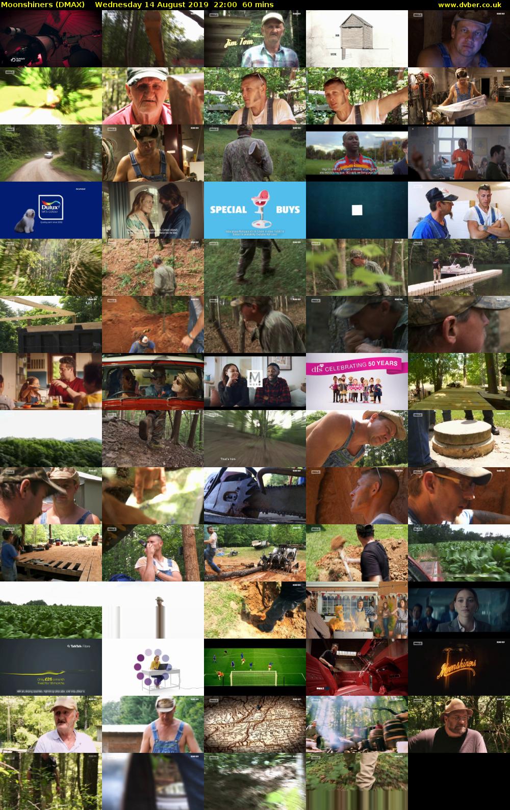 Moonshiners (DMAX) Wednesday 14 August 2019 22:00 - 23:00