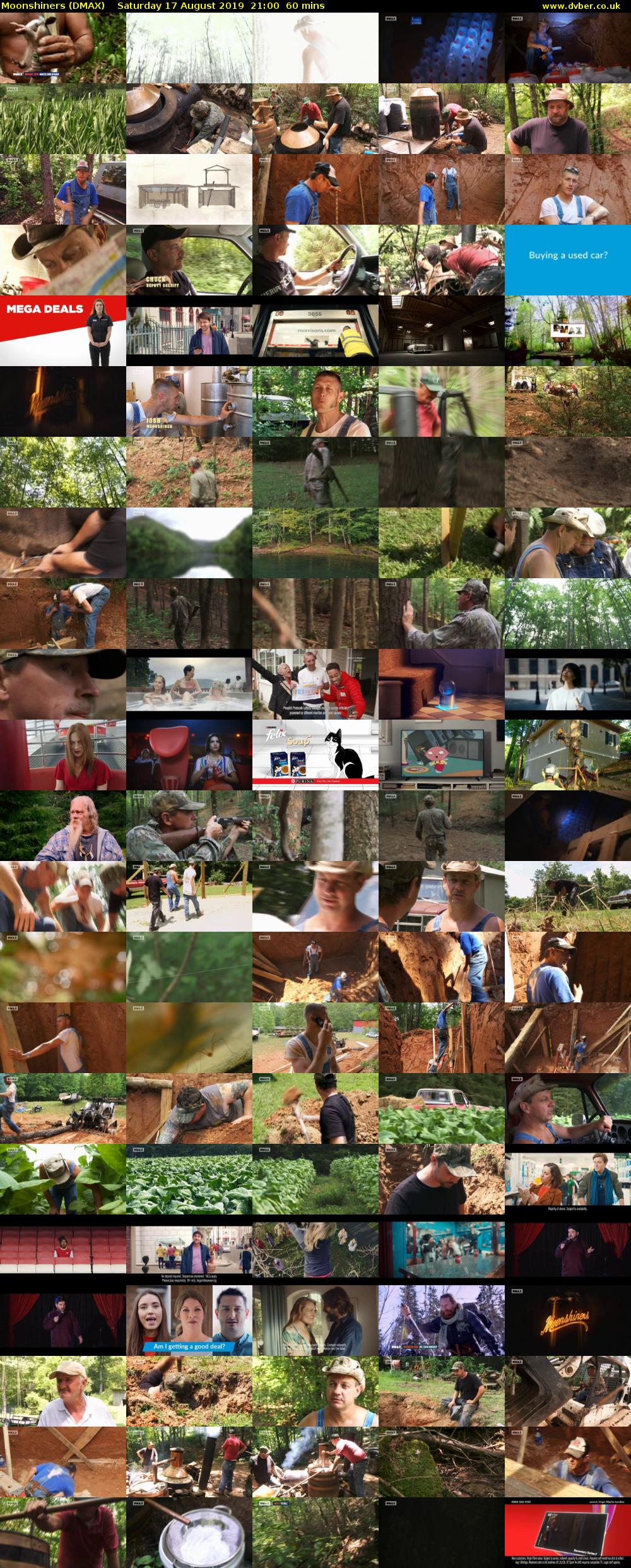 Moonshiners (DMAX) Saturday 17 August 2019 21:00 - 22:00