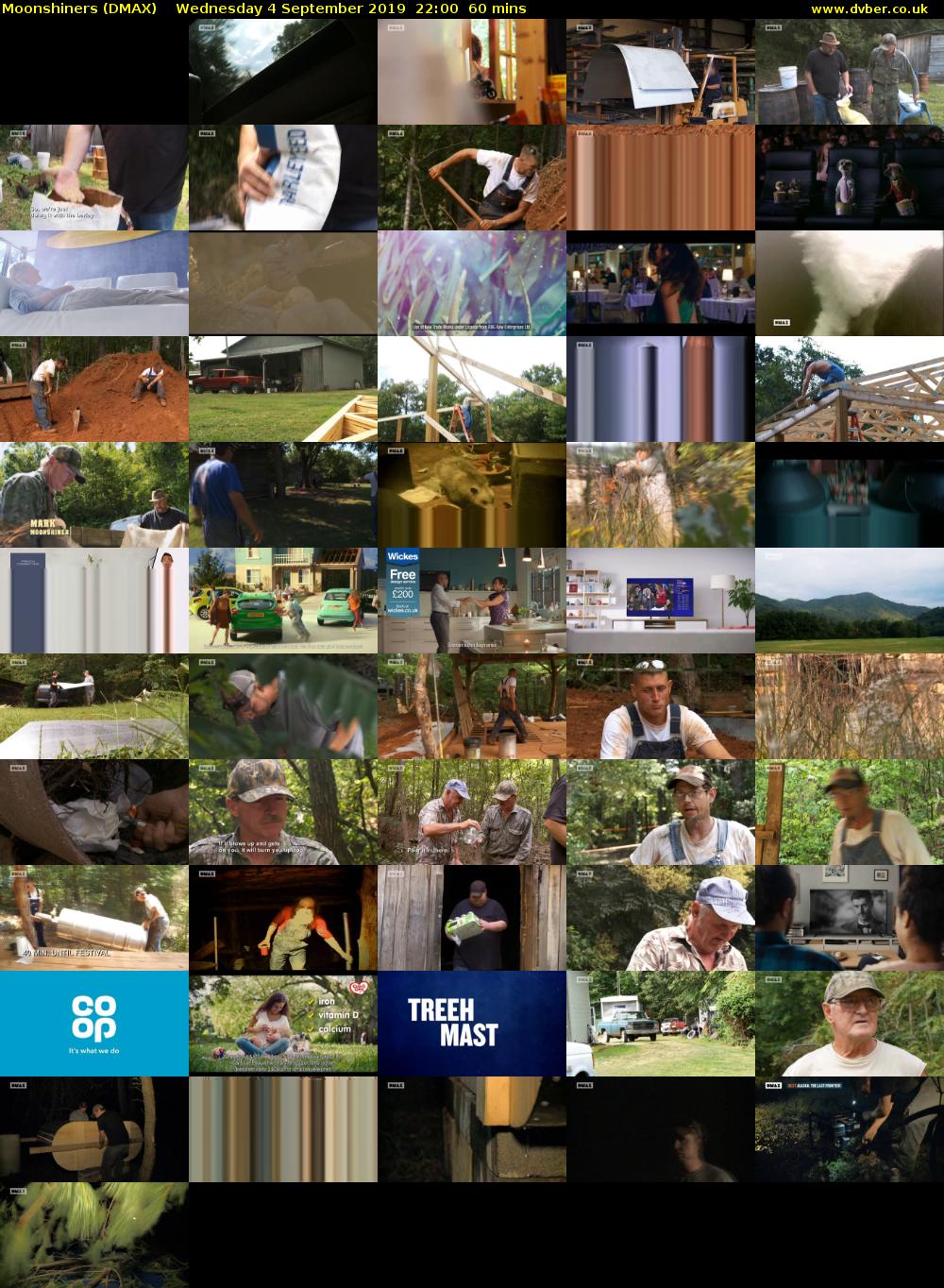 Moonshiners (DMAX) Wednesday 4 September 2019 22:00 - 23:00