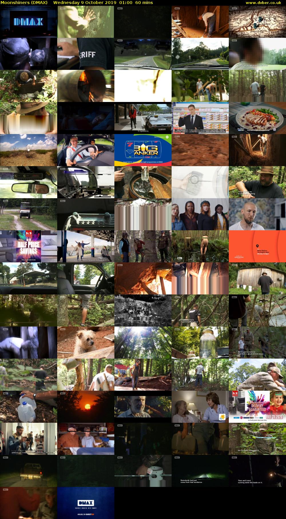 Moonshiners (DMAX) Wednesday 9 October 2019 01:00 - 02:00