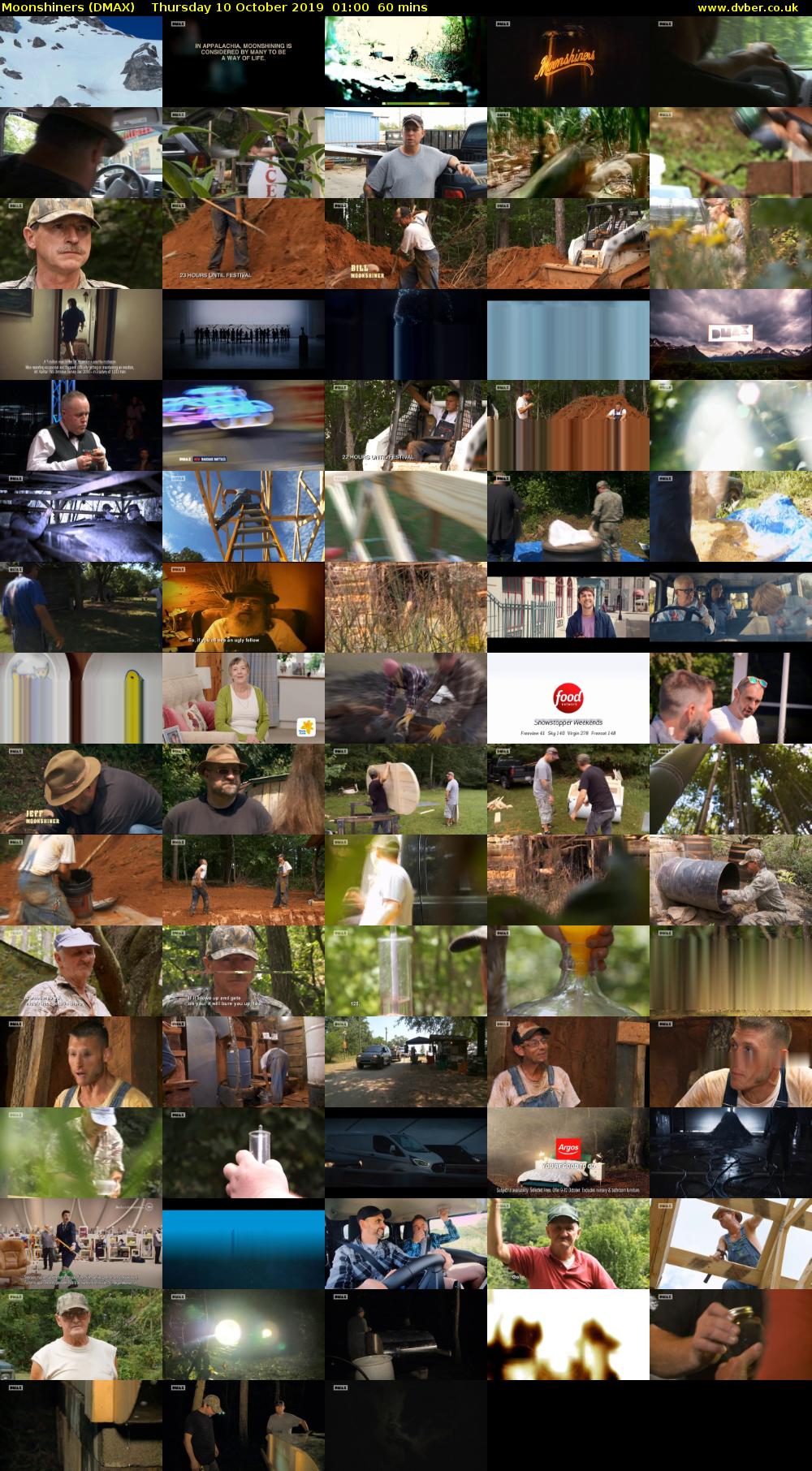Moonshiners (DMAX) Thursday 10 October 2019 01:00 - 02:00