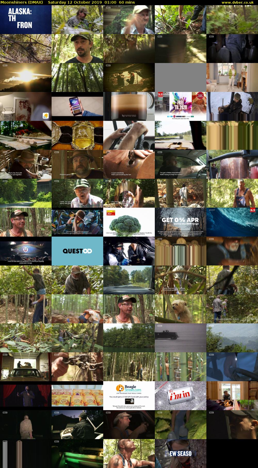 Moonshiners (DMAX) Saturday 12 October 2019 01:00 - 02:00
