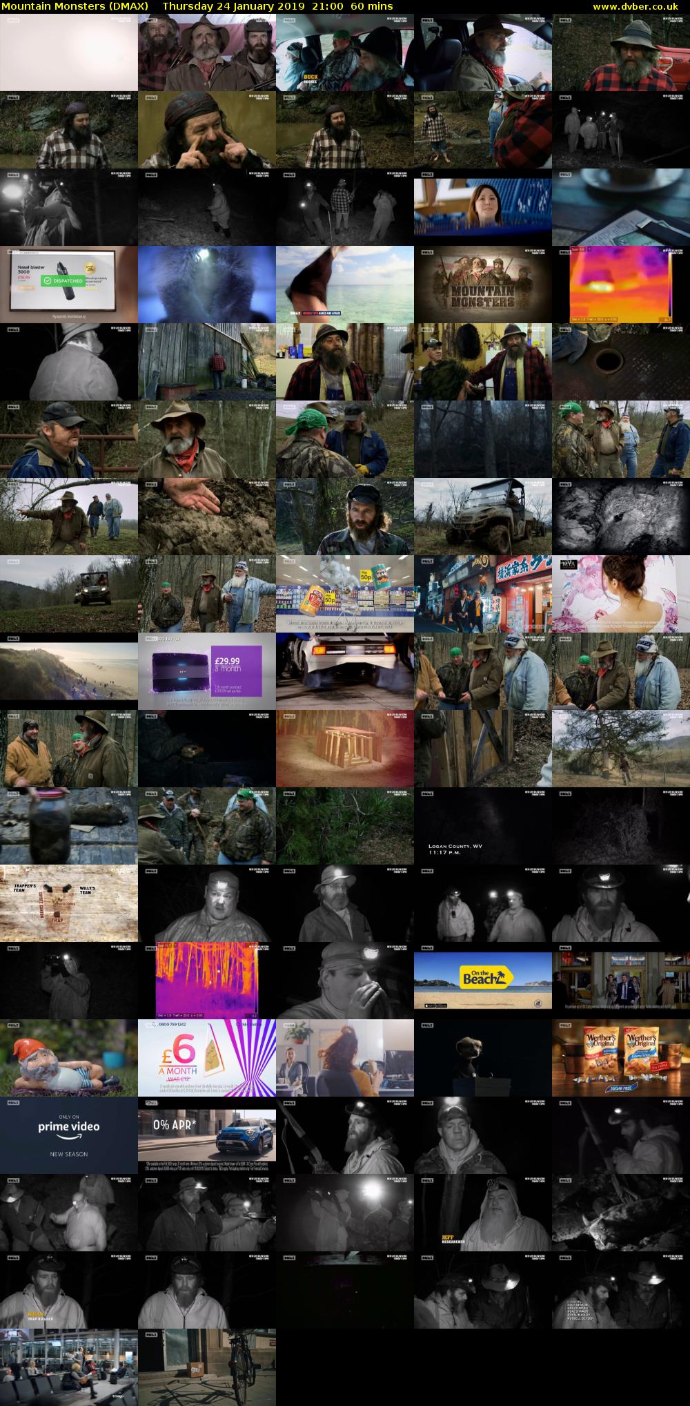 Mountain Monsters (DMAX) Thursday 24 January 2019 21:00 - 22:00