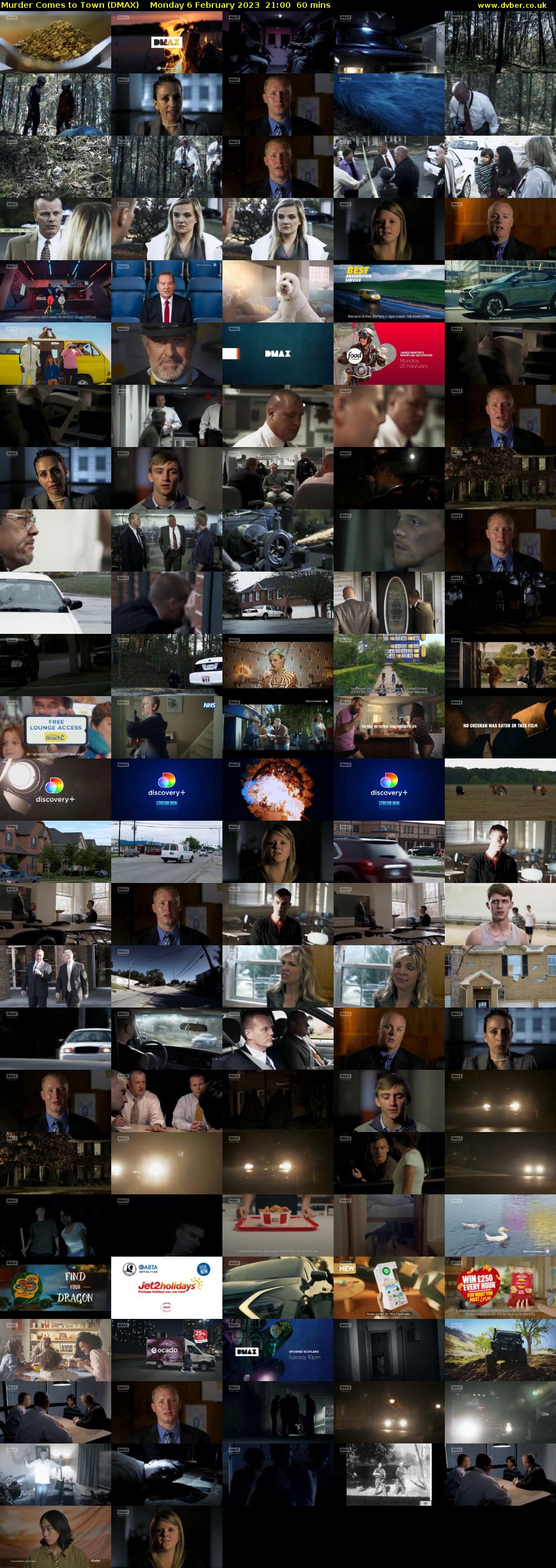 Murder Comes to Town (DMAX) Monday 6 February 2023 21:00 - 22:00