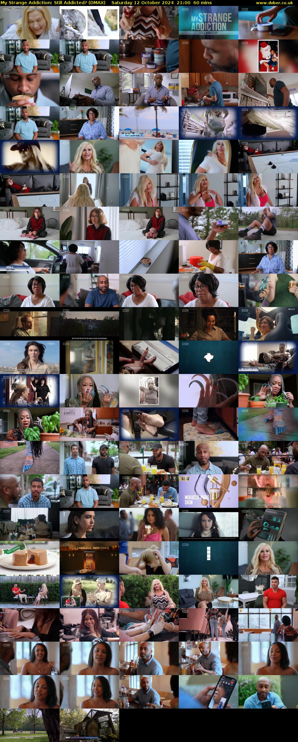 My Strange Addiction: Still Addicted? (DMAX) Saturday 12 October 2024 21:00 - 22:00