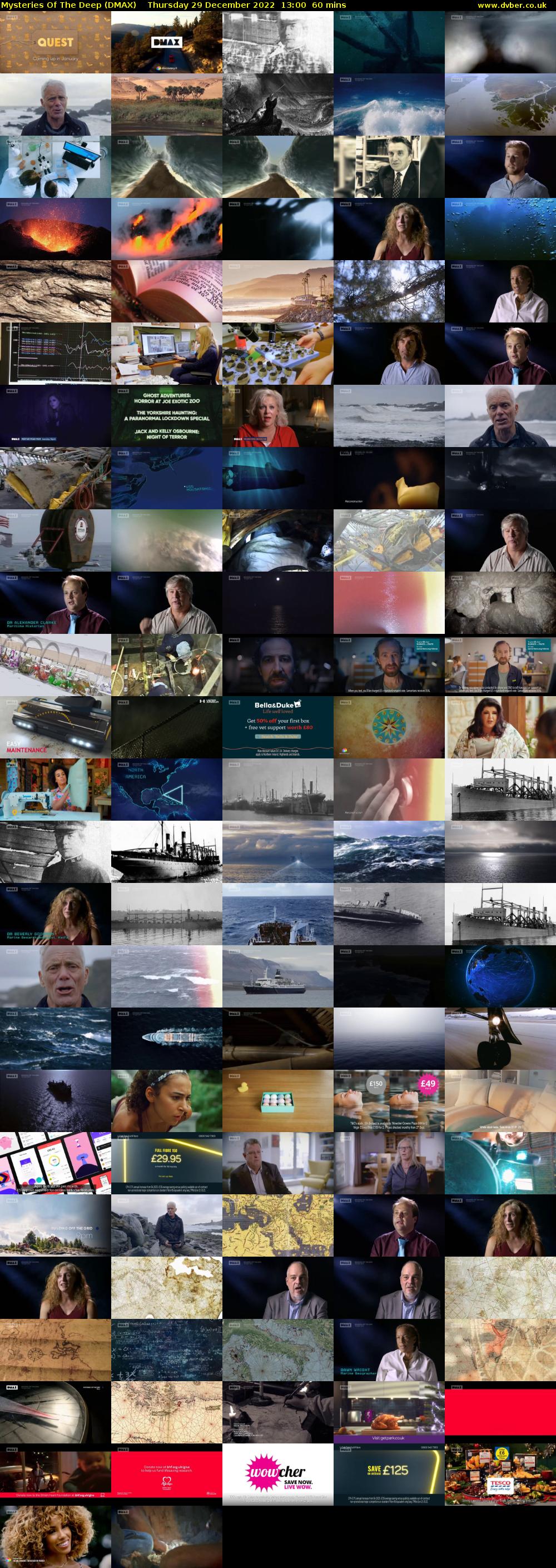 Mysteries Of The Deep (DMAX) Thursday 29 December 2022 13:00 - 14:00