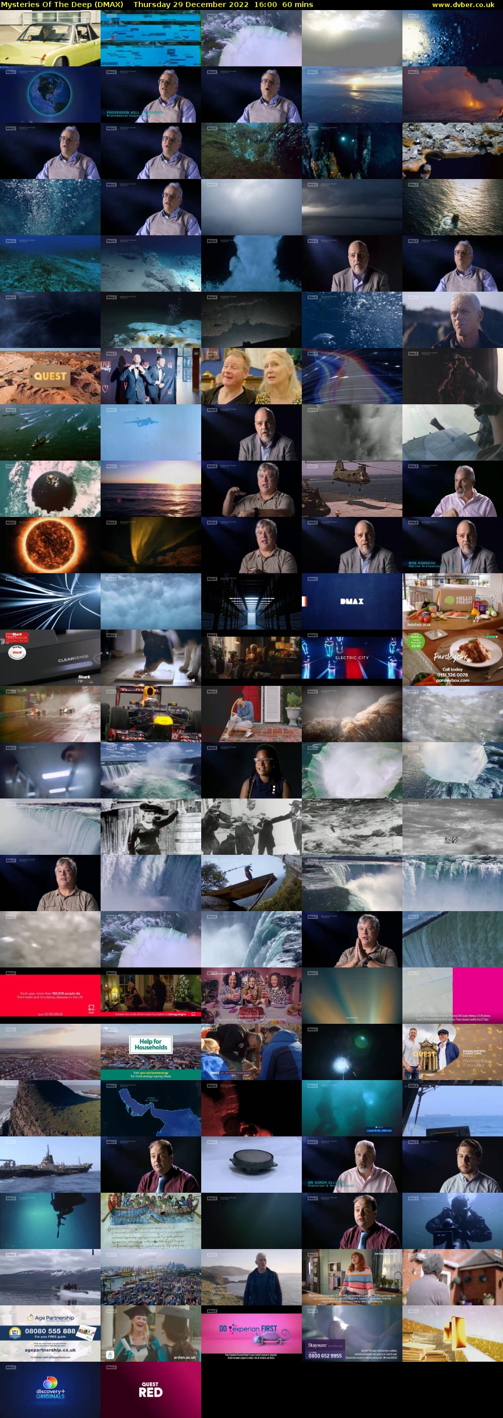 Mysteries Of The Deep (DMAX) Thursday 29 December 2022 16:00 - 17:00