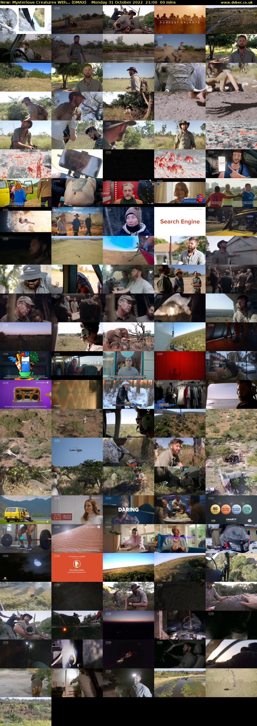 Mysterious Creatures With... (DMAX) Monday 31 October 2022 21:00 - 22:00