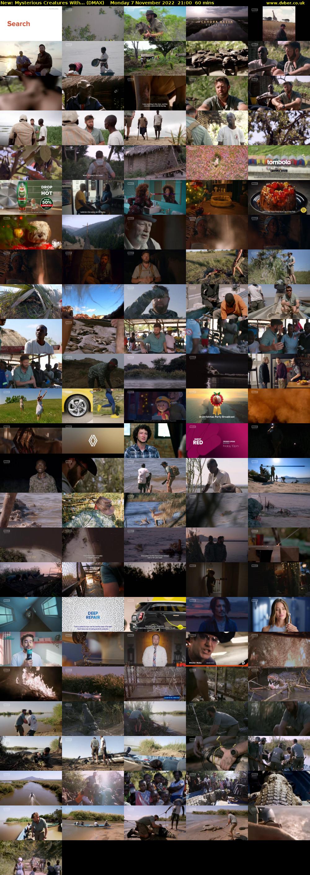 Mysterious Creatures With... (DMAX) Monday 7 November 2022 21:00 - 22:00
