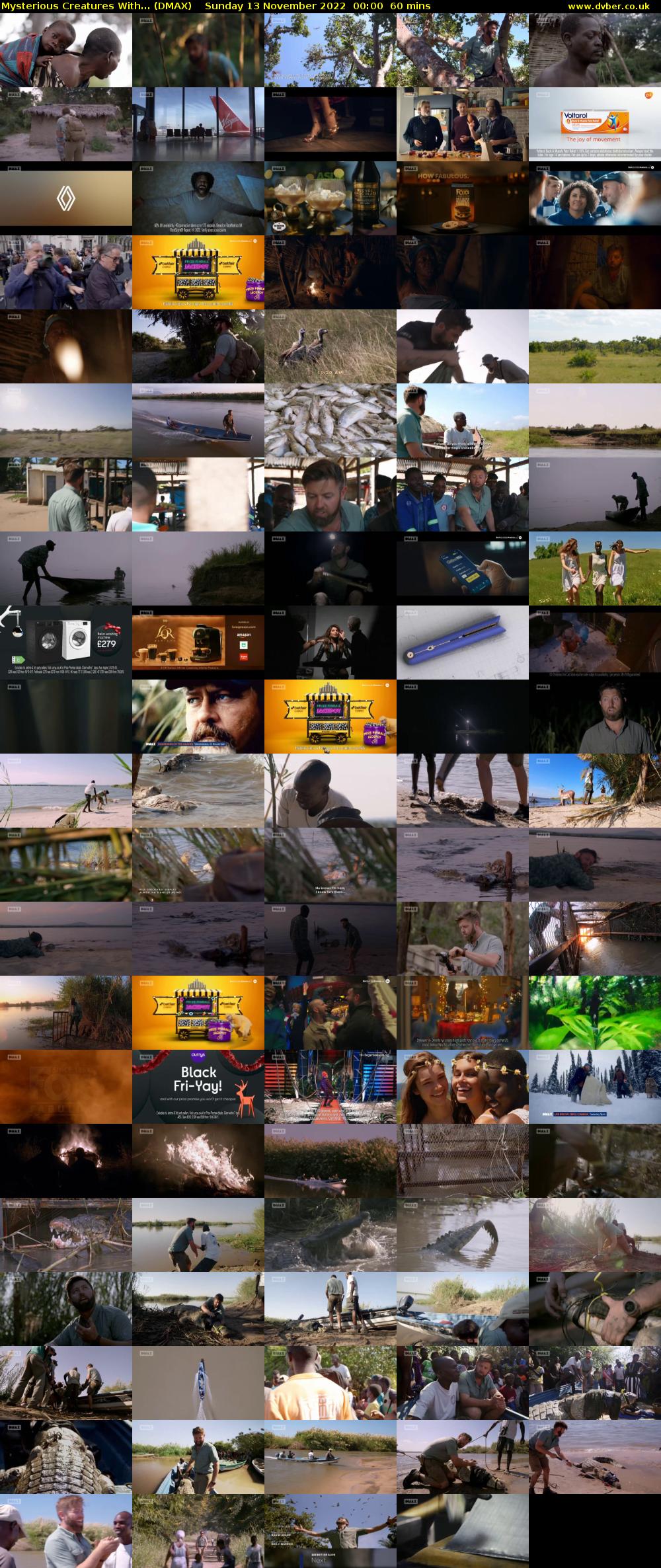 Mysterious Creatures With... (DMAX) Sunday 13 November 2022 00:00 - 01:00