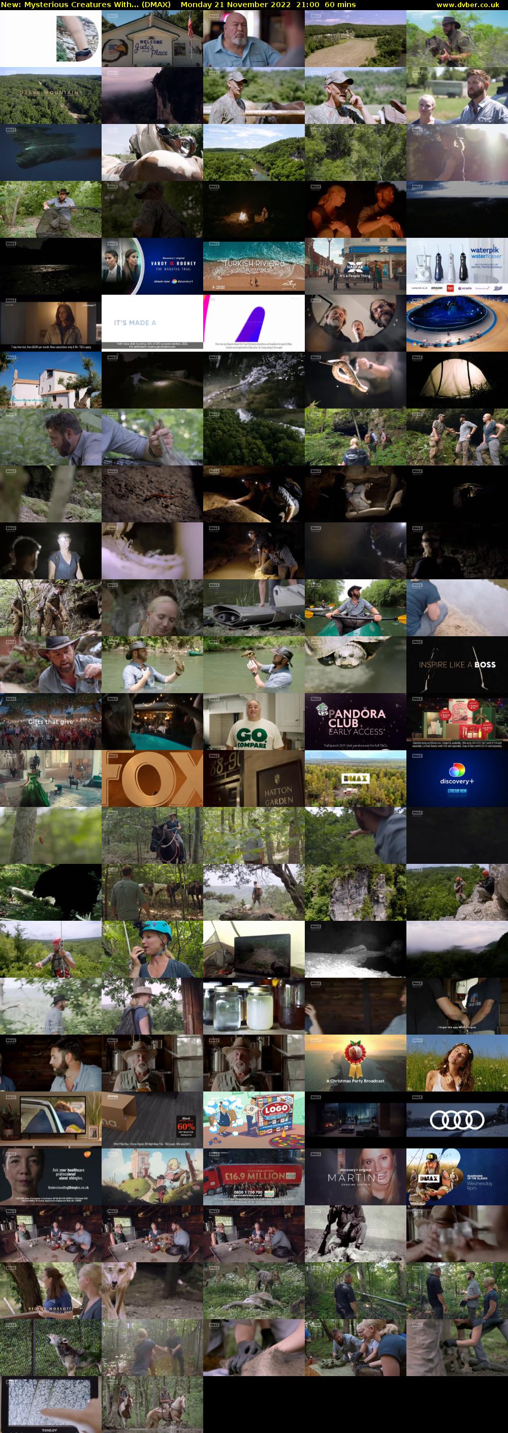 Mysterious Creatures With... (DMAX) Monday 21 November 2022 21:00 - 22:00
