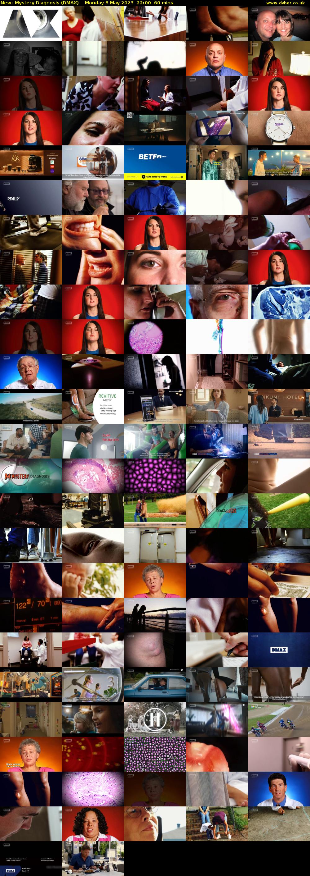 Mystery Diagnosis (DMAX) Monday 8 May 2023 22:00 - 23:00