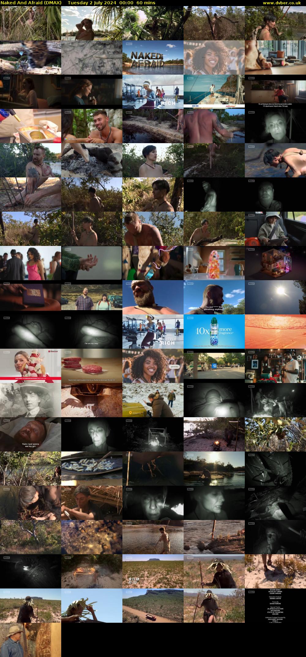 Naked And Afraid (DMAX) Tuesday 2 July 2024 00:00 - 01:00