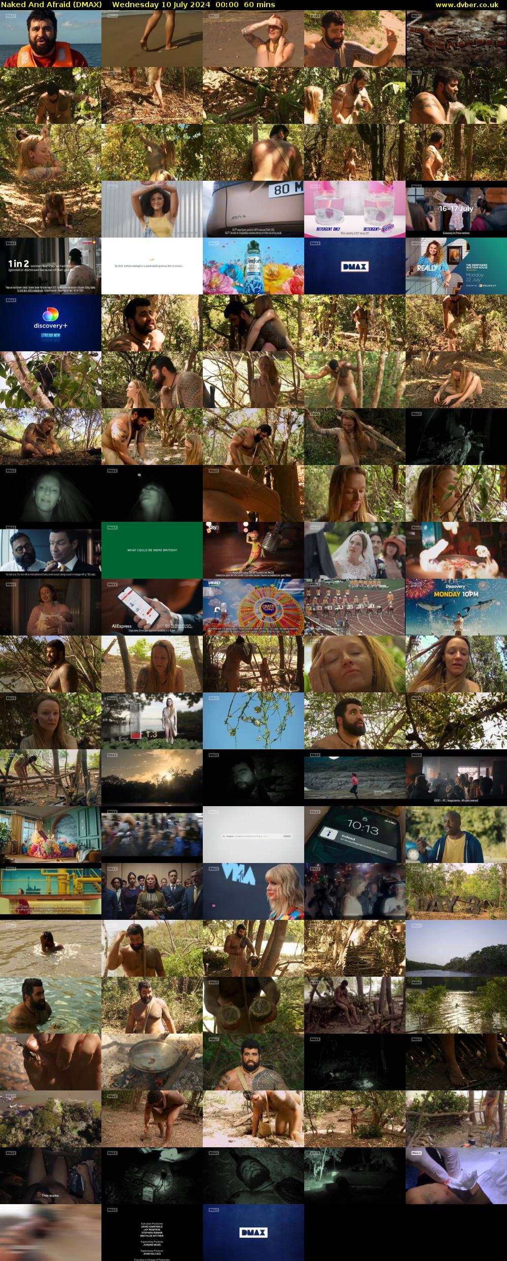 Naked And Afraid (DMAX) Wednesday 10 July 2024 00:00 - 01:00