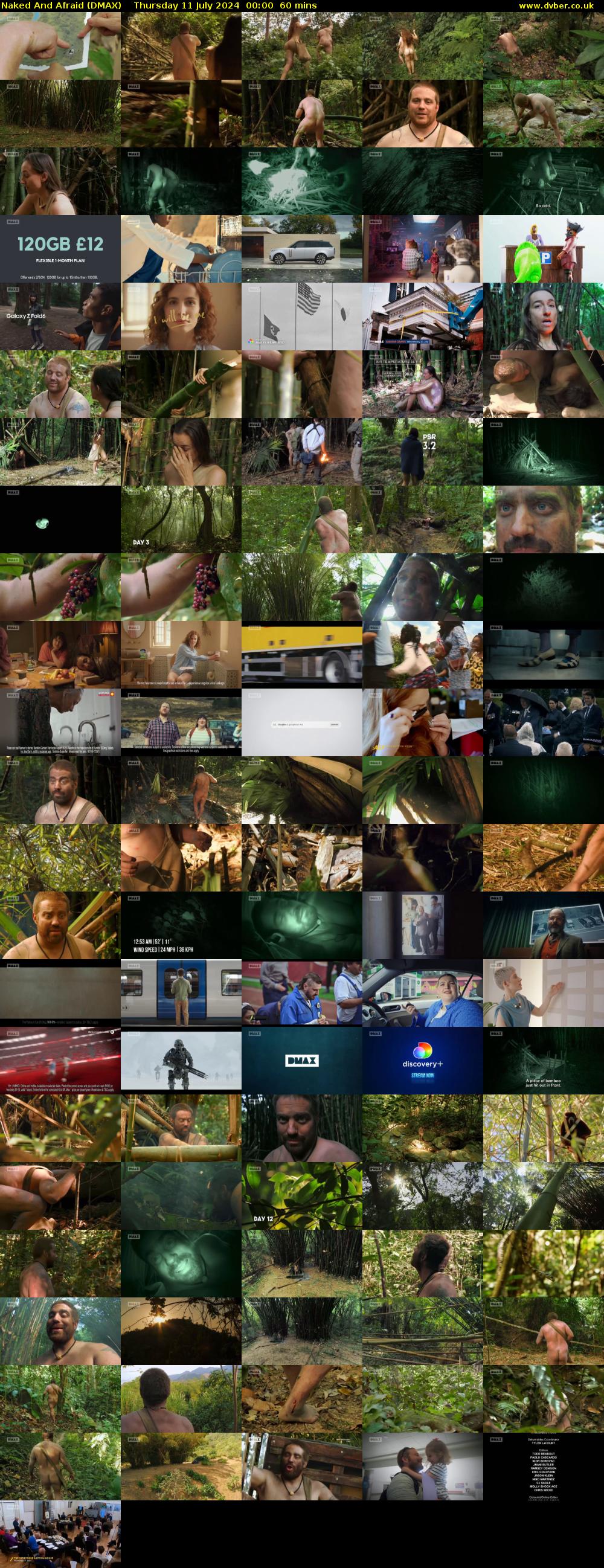 Naked And Afraid (DMAX) Thursday 11 July 2024 00:00 - 01:00